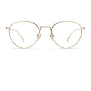 Warby Parker Ezra Gold Glasses
